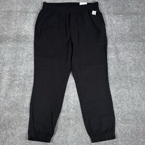 NWT Old Navy‎ Pants Women's Large Black High Rise Joggers Lightweight